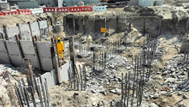 Marina Place 1, Mina Rashid construction progress, 4.23% complete: RERA site inspection 3 Apr 2026 (photo 4)