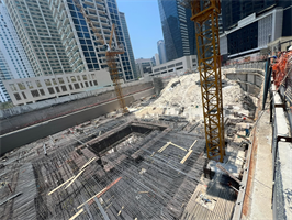 Rove Home Dubai Marina — construction site