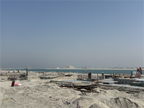 Palm Jebel Ali - Frond D — construction site