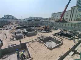 Vistara House, Al Furjan construction progress, 7.01% complete: RERA site inspection 23 Jul 2026 (photo 1)