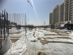 Odessa, Town Square Dubai construction progress, 8.01% complete: RERA site inspection 13 Aug 2026 (photo 1)