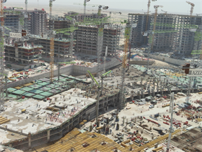 Azizi Venice 6 — construction site