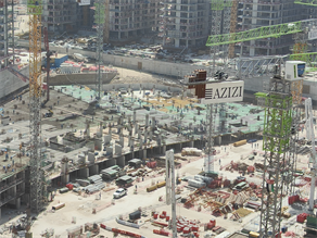 Azizi Venice 6 — construction site