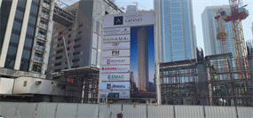 Address Grand Downtown, Downtown Dubai construction progress, 10.76% complete: RERA site inspection 7 Oct 2026 (photo 3)