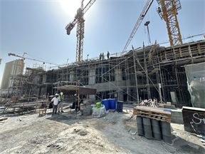 Neem at Park Five, Dubai Production City (IMPZ) construction progress, 15.22% complete: RERA site inspection 9 Sept 2026 (photo 4)