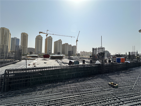 Neem at Park Five, Dubai Production City (IMPZ) construction progress, 15.22% complete: RERA site inspection 9 Sept 2026 (photo 5)