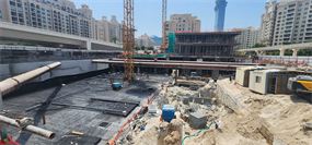 Olaia Residences, Palm Jumeirah construction progress, 14.31% complete: RERA site inspection 21 Jul 2026 (photo 1)