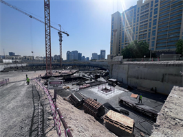 15 Cascade, Motor City construction progress, 5.5% complete: RERA site inspection 2 Jul 2026 (photo 2)