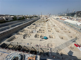 City Walk Crestlane 3 Building A, City Walk construction progress, 4.59% complete: RERA site inspection 15 Sept 2026 (photo 2)