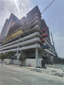 Leven Residences, Jumeirah Village Triangle (JVT) construction progress, 23.29% complete: RERA site inspection 6 Aug 2026 (photo 1)