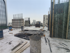 Leven Residences — construction site