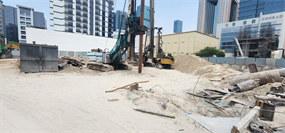 The Elysian, Jumeirah Gardens construction progress, 4.51% complete: RERA site inspection 9 Jul 2026 (photo 1)