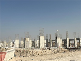 D Villas — construction site