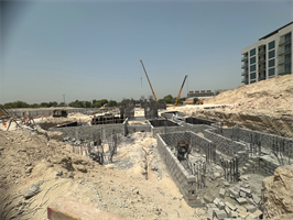 SPARKLZ by Danube, Al Furjan construction progress, 7.75% complete: RERA site inspection 25 Aug 2026 (photo 1)