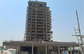 Azizi Riviera 49, Meydan construction progress, 54.4% complete: RERA site inspection 7 Aug 2026 (photo 6)