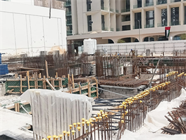 Olivia Gardens Residence — construction site