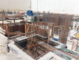 Olivia Gardens Residence — construction site