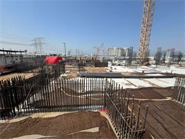 Hills View, Wasl Gate construction progress, 9.05% complete: RERA site inspection 24 Sept 2026 (photo 3)