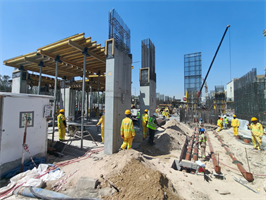Sol Levante — construction site