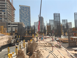 Sol Levante — construction site
