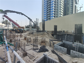 Tetris Tower, Jumeirah Village Circle (JVC) construction progress, 8.08% complete: RERA site inspection 30 Jul 2026 (photo 2)