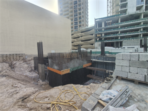 Tetris Tower, Jumeirah Village Circle (JVC) construction progress, 8.08% complete: RERA site inspection 30 Jul 2026 (photo 1)