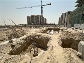 Augusta, Town Square Dubai construction progress, 5.33% complete: RERA site inspection 10 Sept 2026 (photo 1)