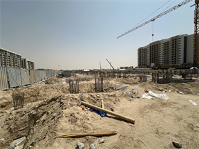 Augusta, Town Square Dubai construction progress, 5.33% complete: RERA site inspection 10 Sept 2026 (photo 3)