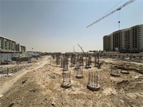 Augusta, Town Square Dubai construction progress, 5.33% complete: RERA site inspection 10 Sept 2026 (photo 4)