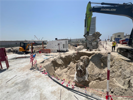 The Mural — construction site