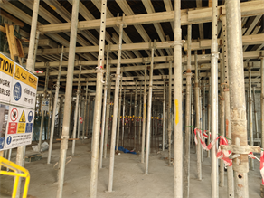 The Mural — construction site