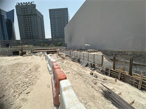 Burj Capital — construction site