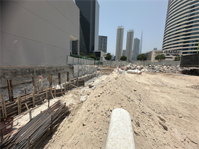 Burj Capital — construction site
