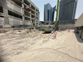 Burj Capital — construction site