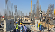 Damac Riverside Views - Indigo 2 — construction site