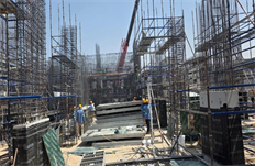 Damac Riverside Views - Indigo 2 — construction site