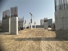 Livia Residence — construction site