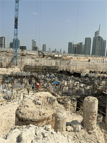 Sobha Central Phase I — construction site