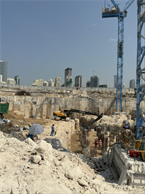 Sobha Central Phase I — construction site