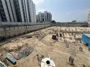 Maison Margiela Residences — construction site