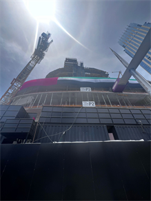 Binghatti Skyblade — construction site