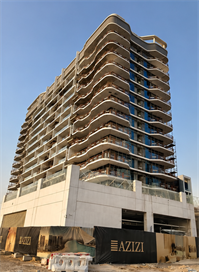 Azizi Riviera 54 — construction site