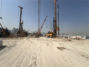 Atelis at D3, Dubai Design District (D3) construction progress, 1.44% complete: RERA site inspection 8 Oct 2026 (photo 1)