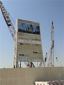 Atelis at D3, Dubai Design District (D3) construction progress, 1.44% complete: RERA site inspection 8 Oct 2026 (photo 3)