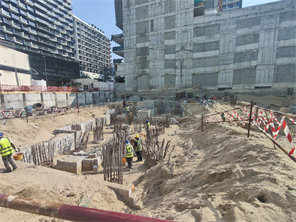 Norah Residence — construction site