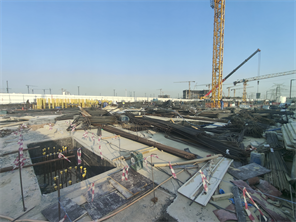 South Garden D, Wasl Gate construction progress, 5.67% complete: RERA site inspection 7 Sept 2026 (photo 1)