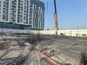 South Garden D, Wasl Gate construction progress, 5.67% complete: RERA site inspection 7 Sept 2026 (photo 4)