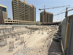 Aurelia Residences, Dubai Sports City construction progress, 4.46% complete: RERA site inspection 15 Jul 2026 (photo 4)
