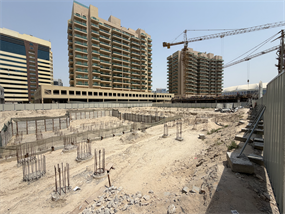 Aurelia Residences, Dubai Sports City construction progress, 4.46% complete: RERA site inspection 15 Jul 2026 (photo 1)