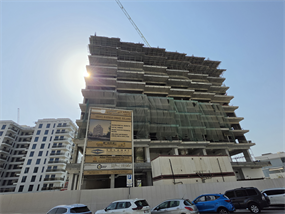 Solanki One, Dubailand construction progress, 35.17% complete: RERA site inspection 14 Sept 2026 (photo 1)